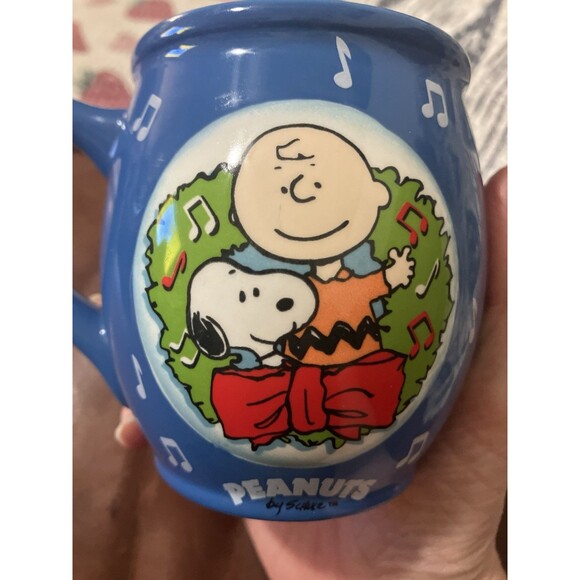 2012 Snoopy Christmas lights Doghouse Mug Peanuts Worldwide LLC 8 Oz Mug vintage - Picture 15 of 16
